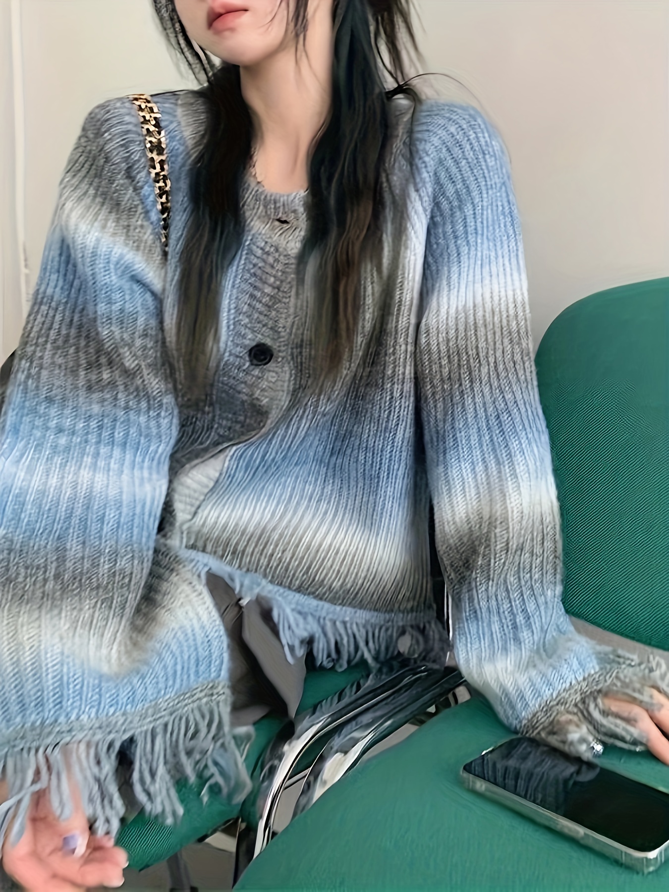 Tie dye best sale knit cardigan