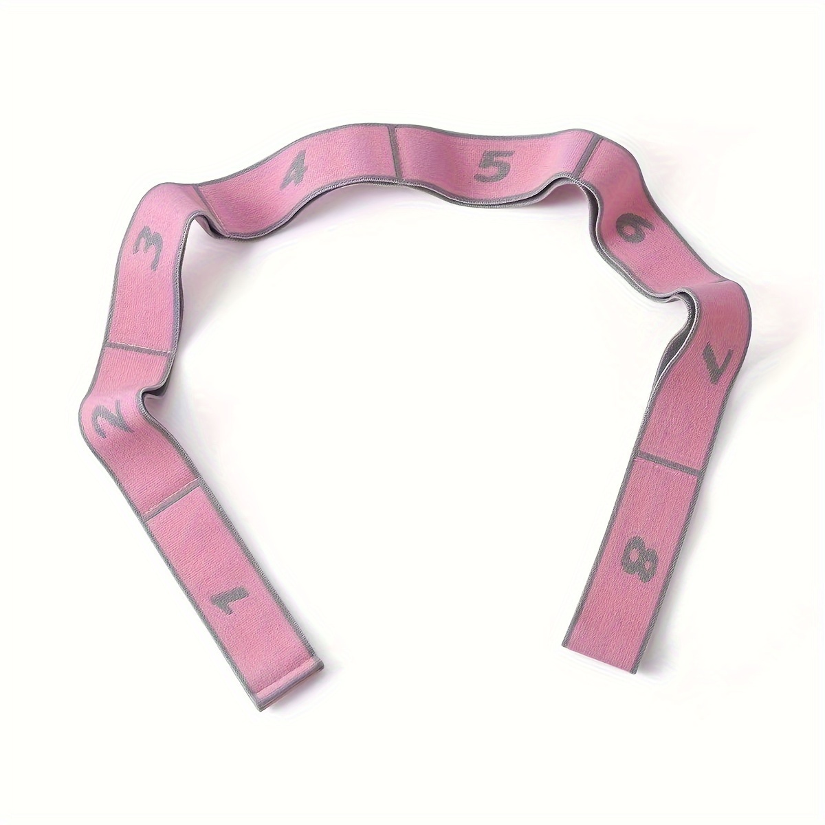 A Pink Resistance Band Designed For Youth Dance Training, Suitable For Yoga And Stretching, With For Back And Shoulder Opening, As Well As Latin Exercises