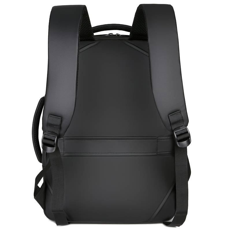 1pc mens backpack multifunctional large capacity business backpack computer bag business faux leather backpack details 3
