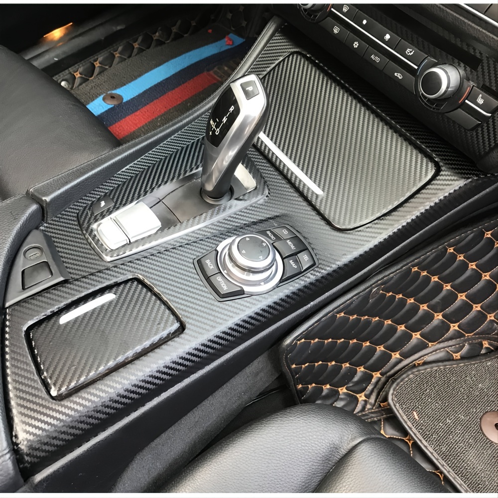 Auto-innenraum-mittelkonsole-panel-türgriff-3d-5d-kohlefaser-aufkleber-aufkleber,  Auto-styling-zubehör 5er F10 F11 2011-2017 - Auto - Temu Austria