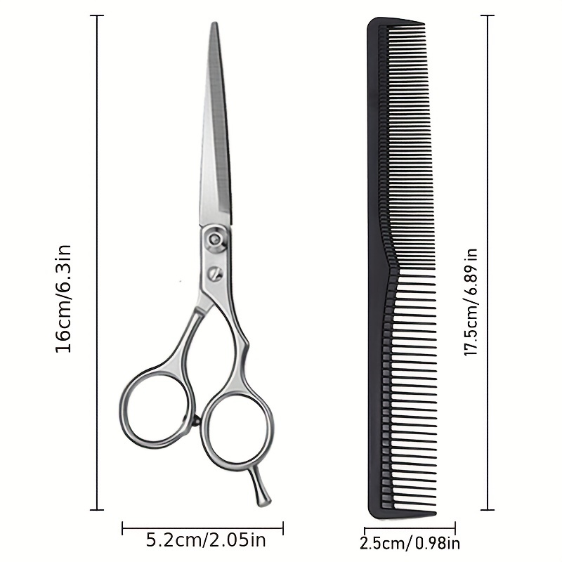 Tijeras profesionales para cortar el cabello, tijeras para cortar el  cabello de peluquero de 6 pulgadas, cuchillas afiladas, corte de pelo de  peluquer