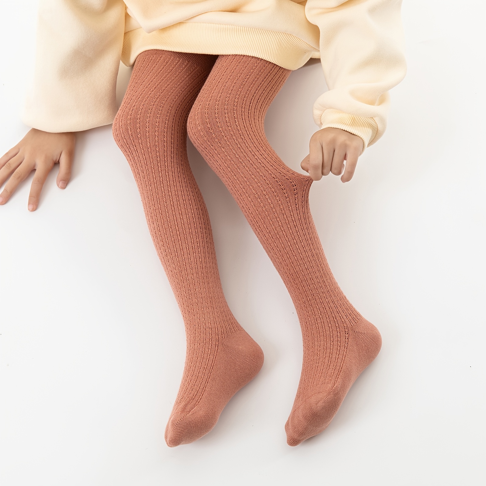 Zachte warme gebreide legging voor peutermeisjes panty - Temu Belgium