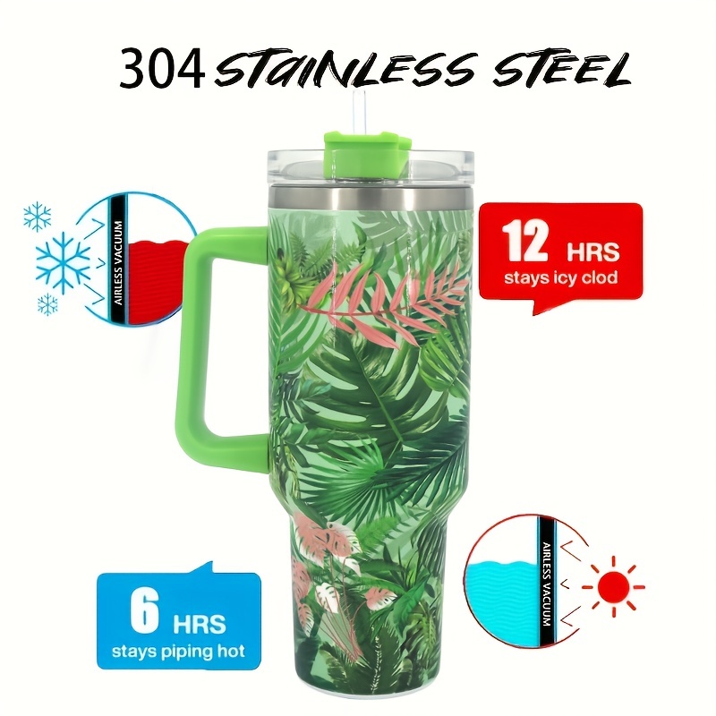 Water Bottles Insulated 40oz, INSPI Water Bottle With Straw Lid