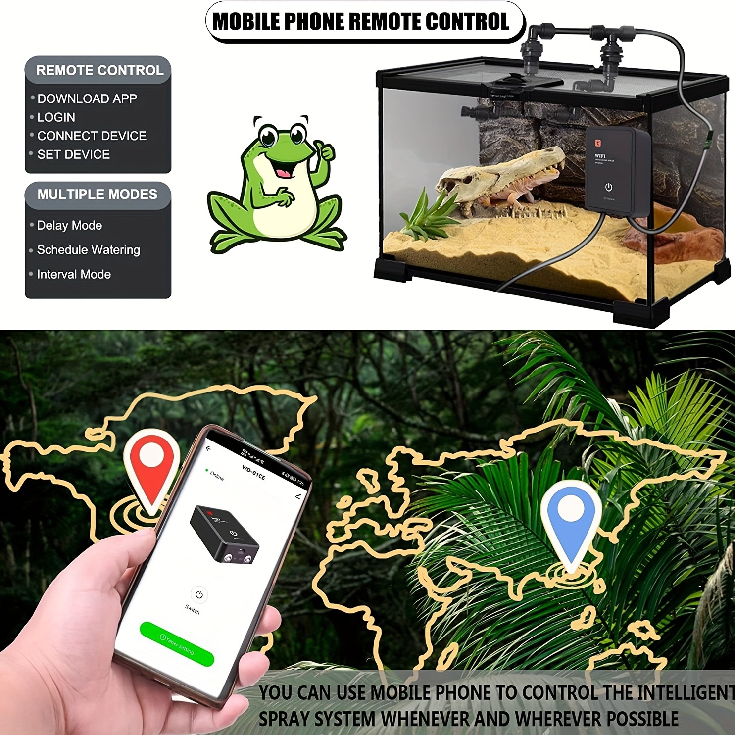 Reptile Humidity Monitoring & Controls, Terrarium Supplies