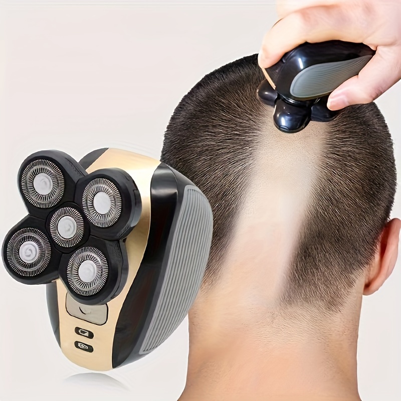 Afeitadora de cabeza 7d para hombres calvos - Actualizar el kit de aseo  eléctrico de la maquinilla de afeitar (USB recargable)