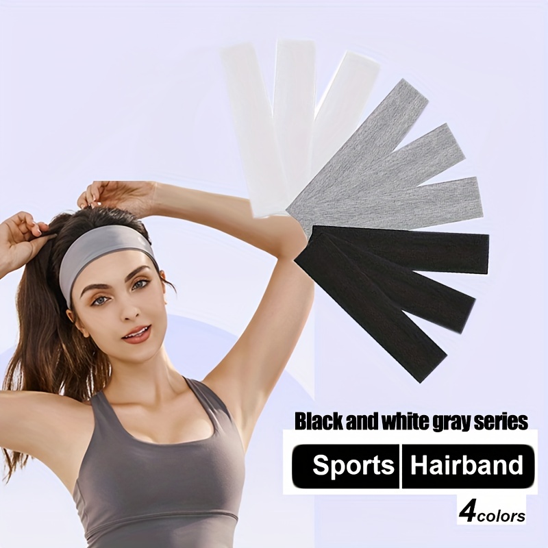 Sports Headband Sweat Absorption Fitness Workout Hairband - Temu