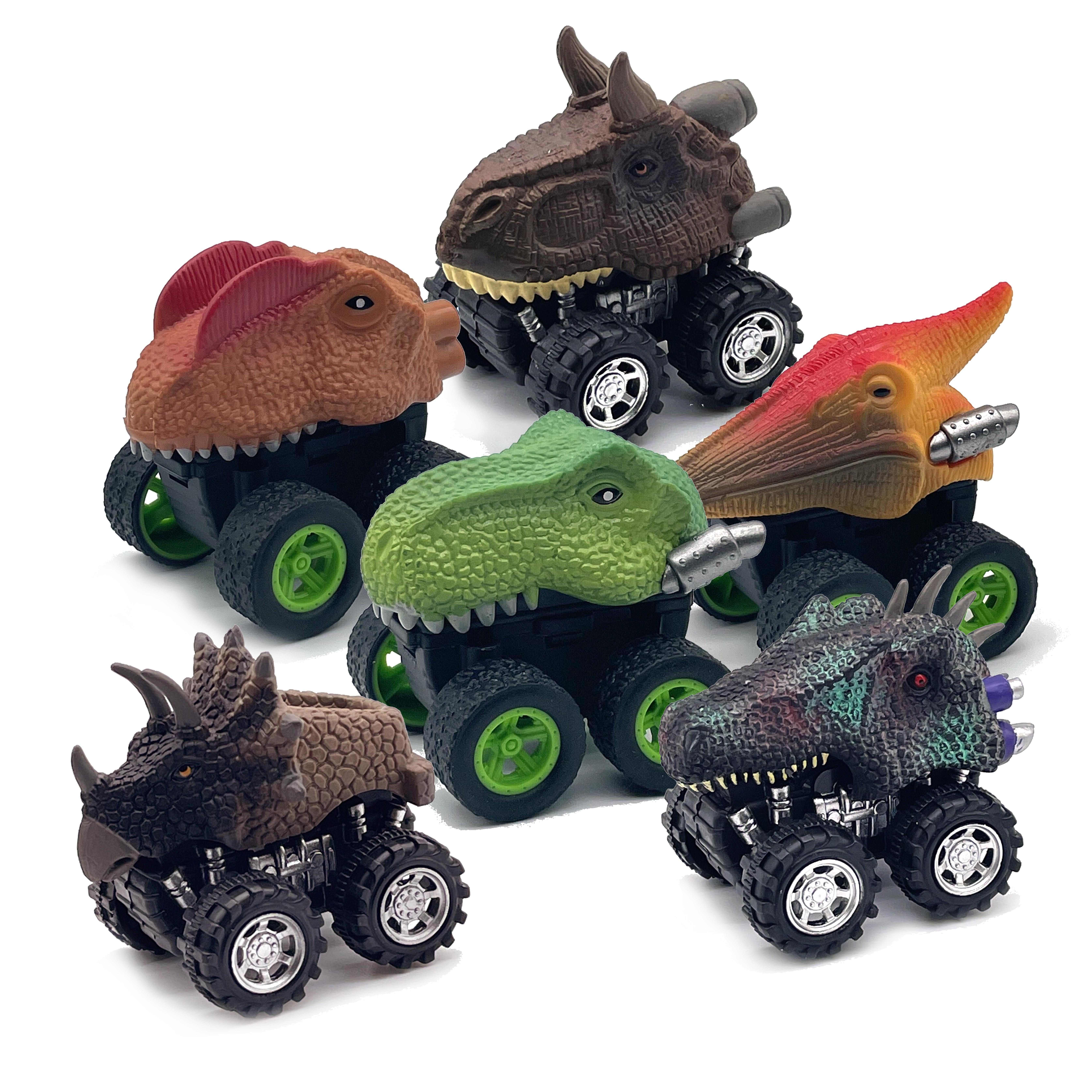 Dinosaur Toy Pull Back Cars Realistic Dino Cars Mini Monster - Temu