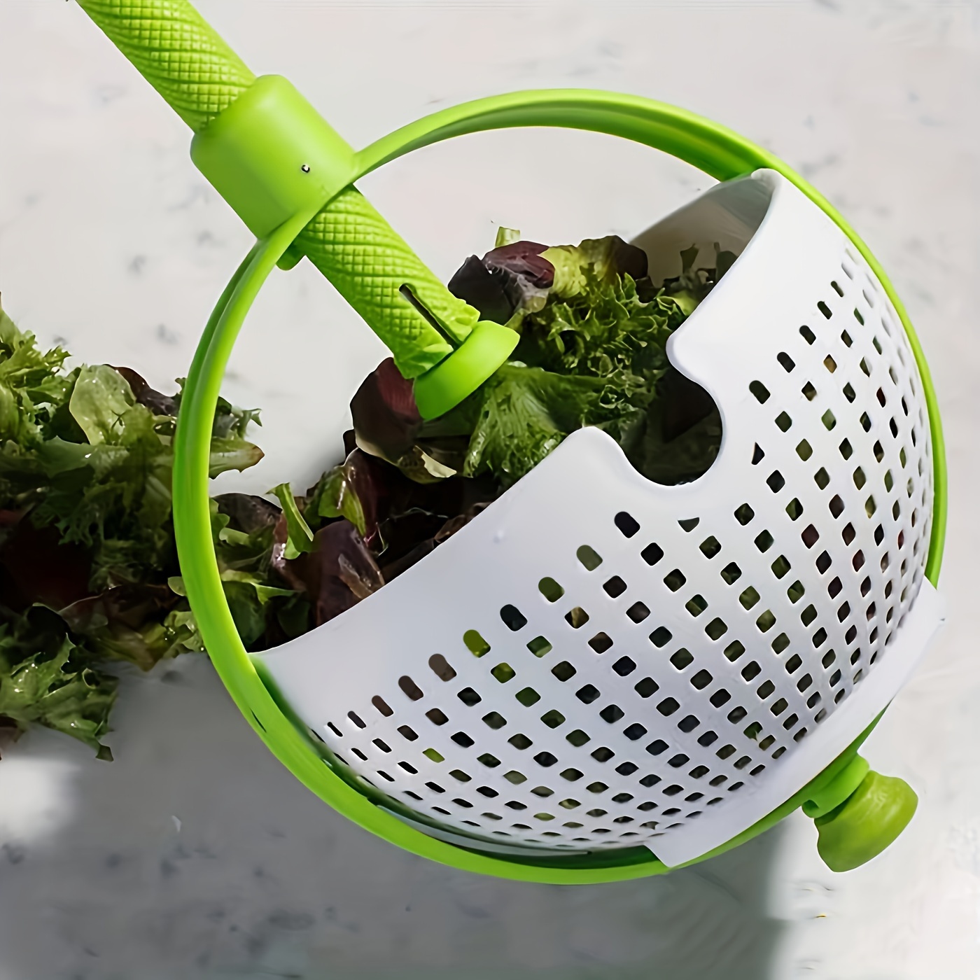 Salad Spinner for Washing Drying Lettuce Vegetables Washer Lettuce Drainer  Gadget Kitchen Tools Dryer Drainer Crisper Strainer - AliExpress