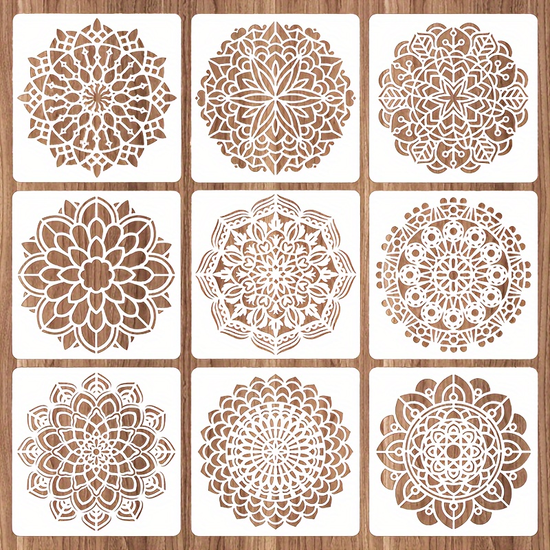 30cm Redondo Mandala Diy Pintura Decorativa Puerta Señal - Temu Chile