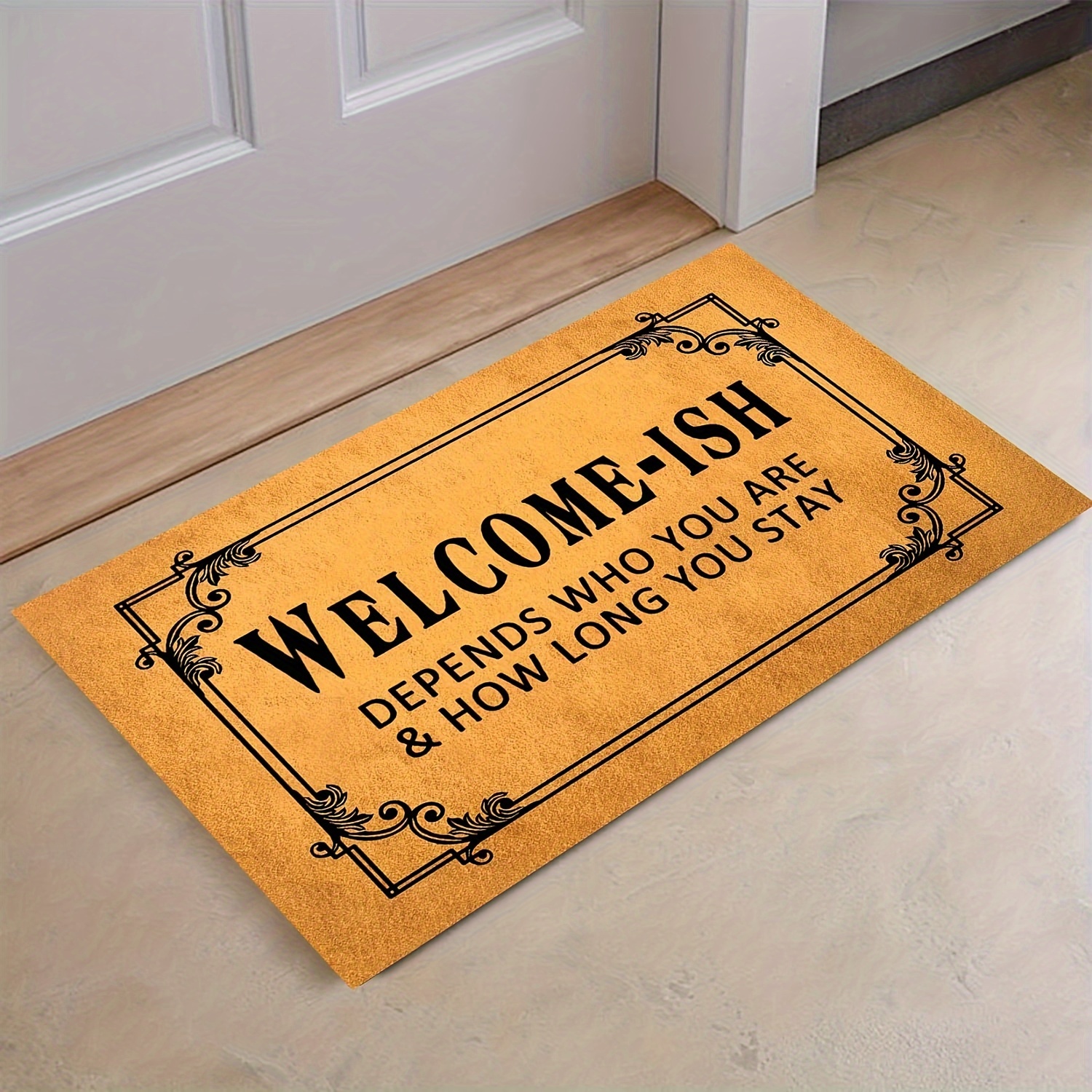 Welcome Ish Funny Doormat Welcome Mat Funny Door Mat Funny Gift