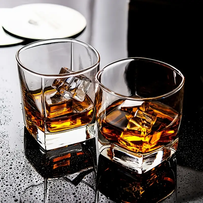 1 Pezzo Bicchiere Whisky Bicchieri Whisky Quadrati Bicchieri - Temu  Switzerland