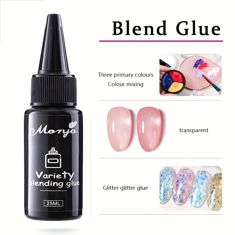 Nail Art Rhinestone Gel Glue Super Sticky Adhesive UV Gel Nail