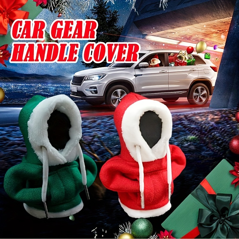 Smeyta Car Gear Shift Cover,Car Shift Knob Hoodie,Auto Gear Shift Knob  Hoodie,Shift Knob Cover,Car Interior Accessories,Car Accessories Christmas  Gift