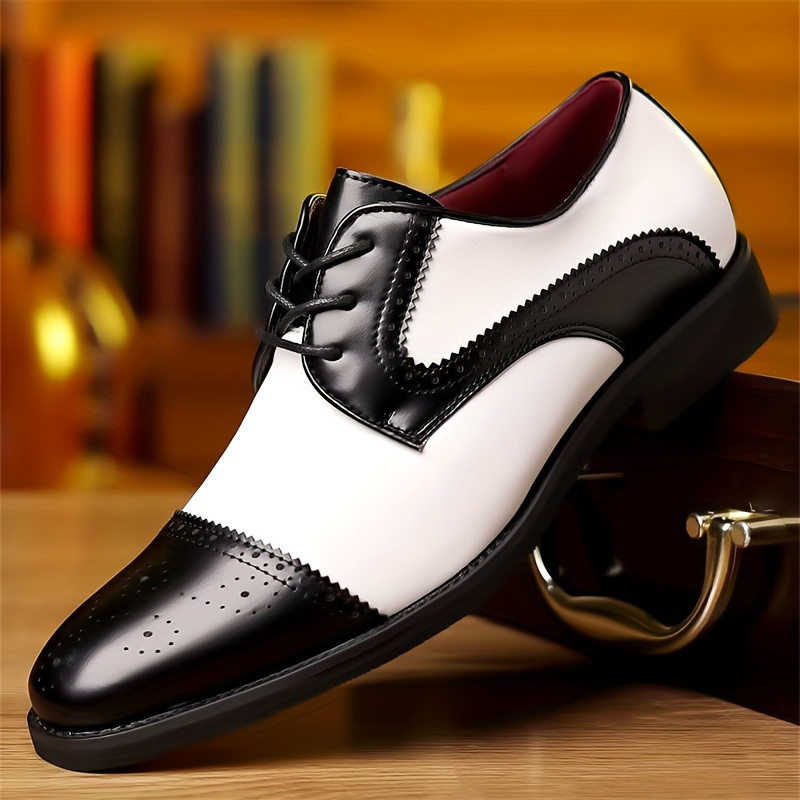  Men's Oxford Derby Orthopedic Leather Shoes Formal Business Dress  Sneakers Casual Walking Driving Slip-on Penny Loafers Black