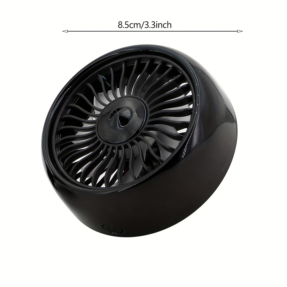 Car Portable Fan 3-speed 7-blade 5v Usb Powered Air Vent Clip Fan Cooling  Air Conditioner For 12v 24v Car Auto Sedan Suv Vehicle - Temu