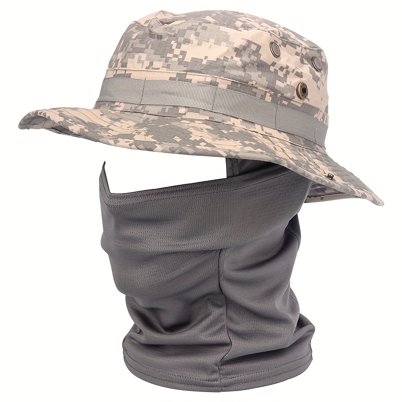 Camouflage Sun Hat, Fishing Hat and Military Camouflage Headgear Set,Temu