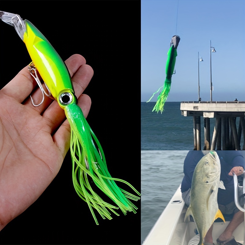 Catch Big Fish High quality Squid Hard Fishing Lure! - Temu