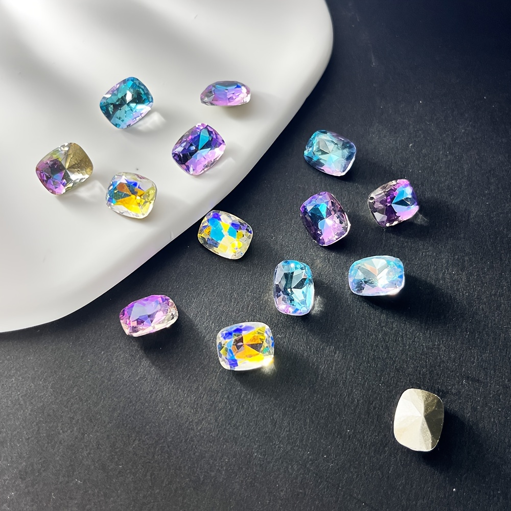 Diamantes de imitación de cristal K9 para manicura, piedras de