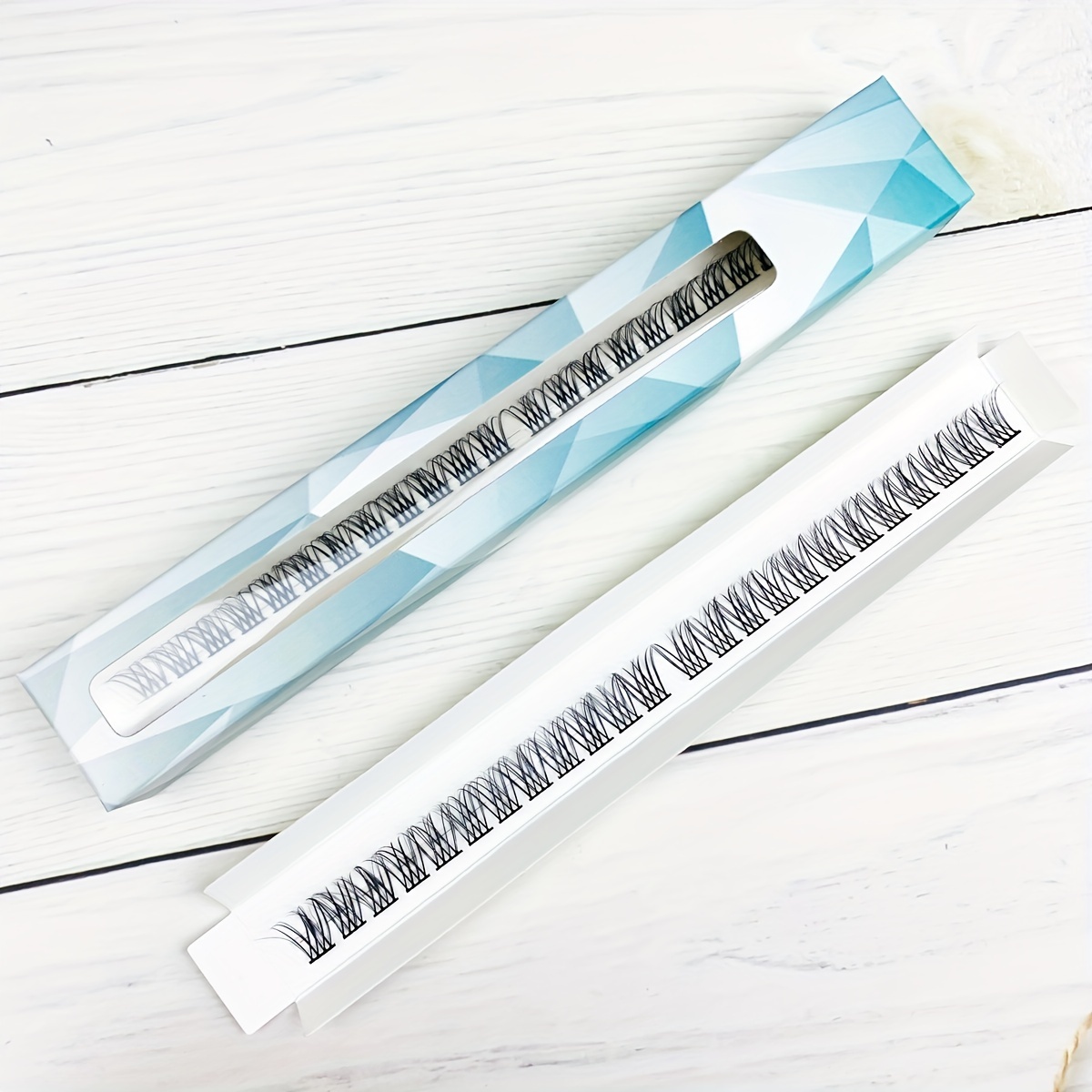 D Curling Lash Clusters Volume 100 Wispy Lashes DIY Use At Home 14mm