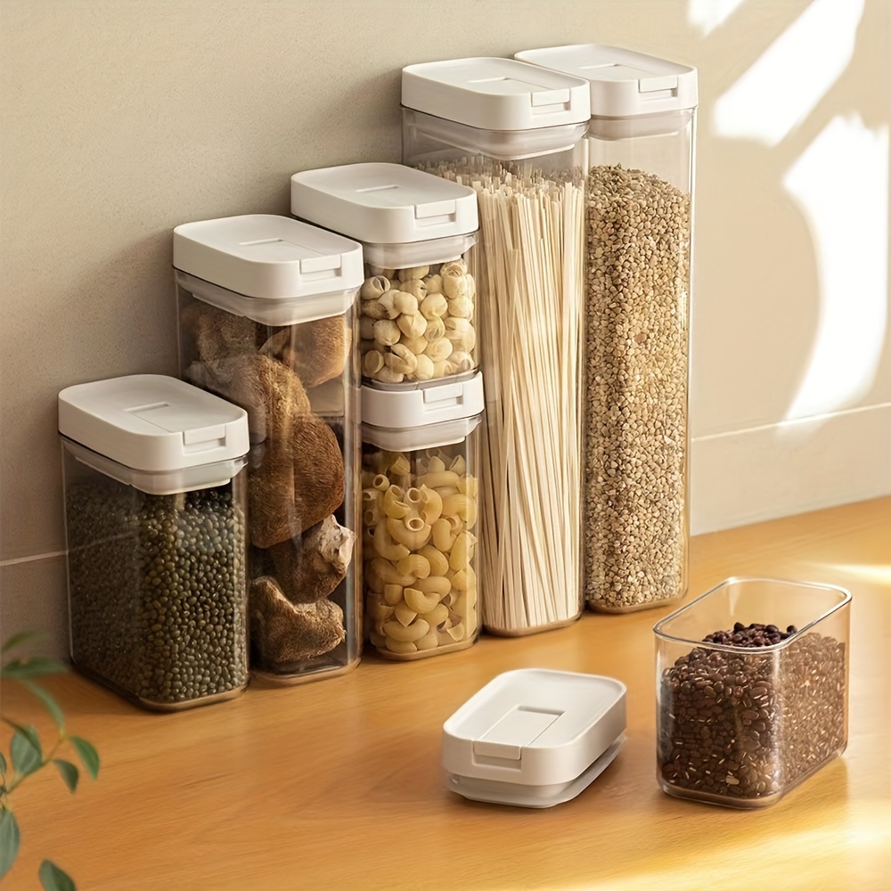 Food Storage Box, Sealed Food Preservation Plastic Container, Storage Tank,  Grains Sealed Can, Airtight Canisters, Home Kitchen Supplies - Temu