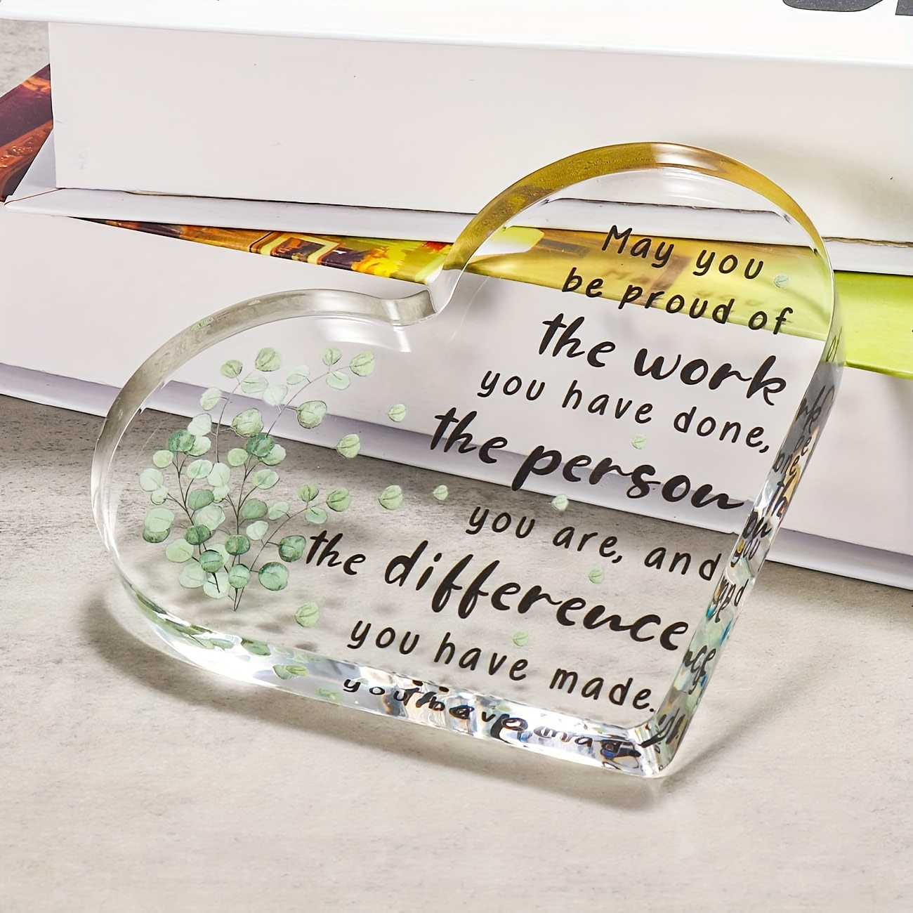 Coworker Gift Friend Gifts Acrylic Thank You Gift for Women Men  Inspirational Gifts Office Gift for Colleague Leaving Job Gifts Retirement  Gift