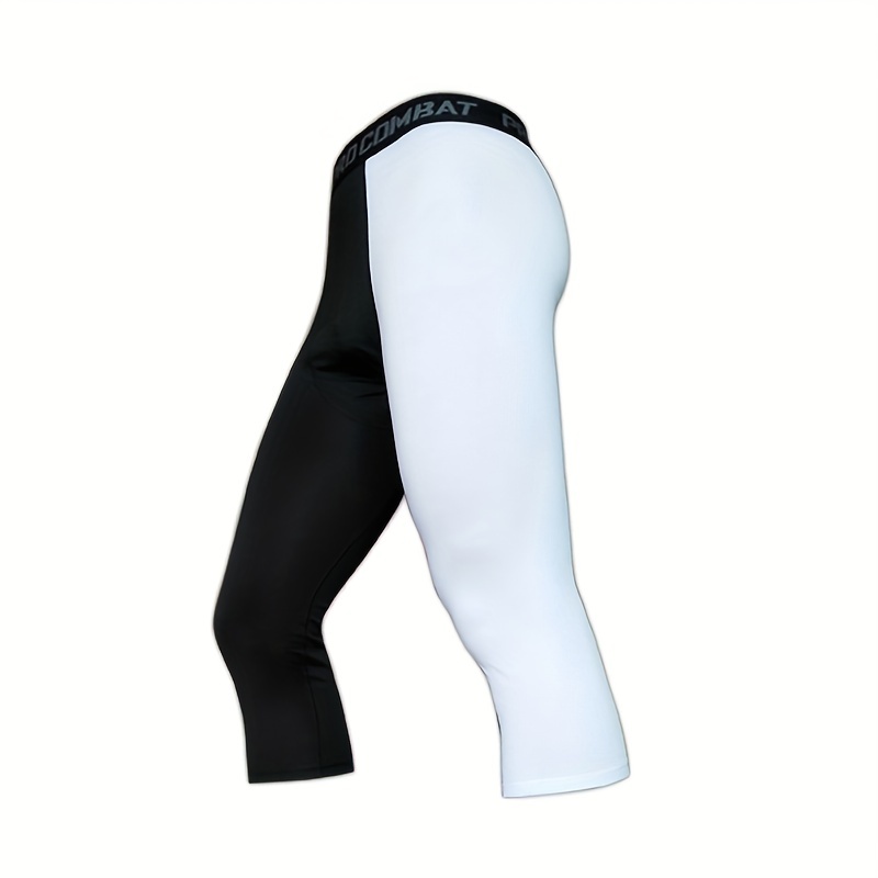 Colour Block Ying Yang Legging (Medium Compression) - Black White – BOOM  BOOM ATHLETICA