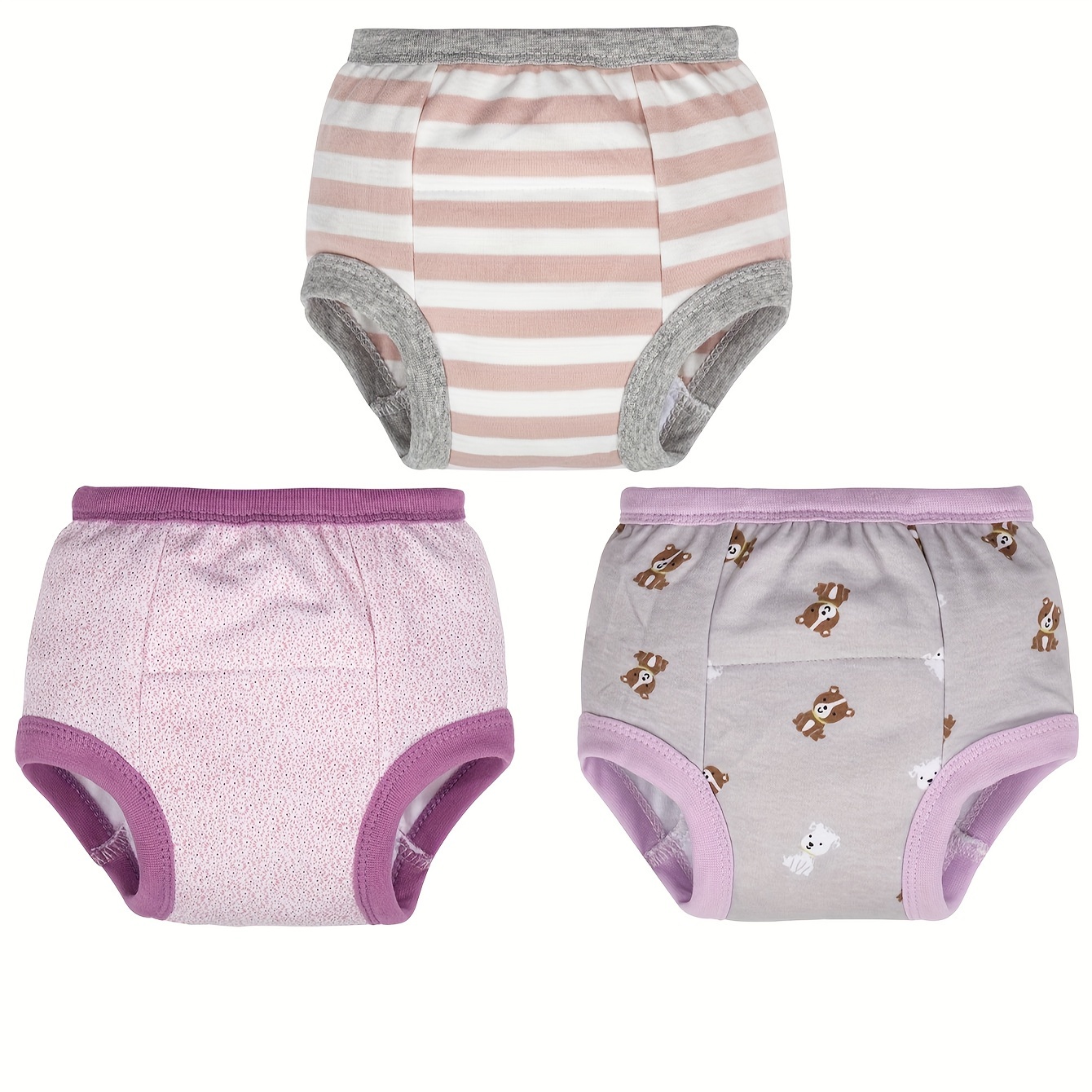 WELOVEBB 6 Layers Kids Reusable Washable Seluar Potty Training Pants Baby  Underwear Toilet Cloth Diaper Waterproof Pants