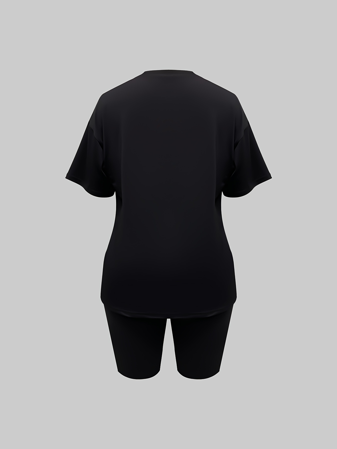 Casual Two Piece Set Short Sleeve T Shirt & Shorts
