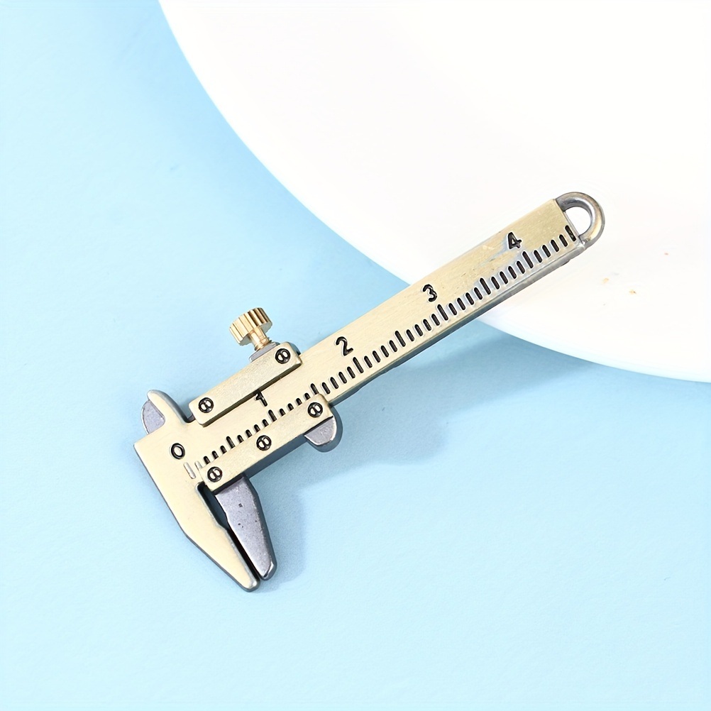 1/12 Dollhouse Miniature Vernier Caliper For Doll House Decoration  Simulation Vernier Caliper Model Mini Ruler