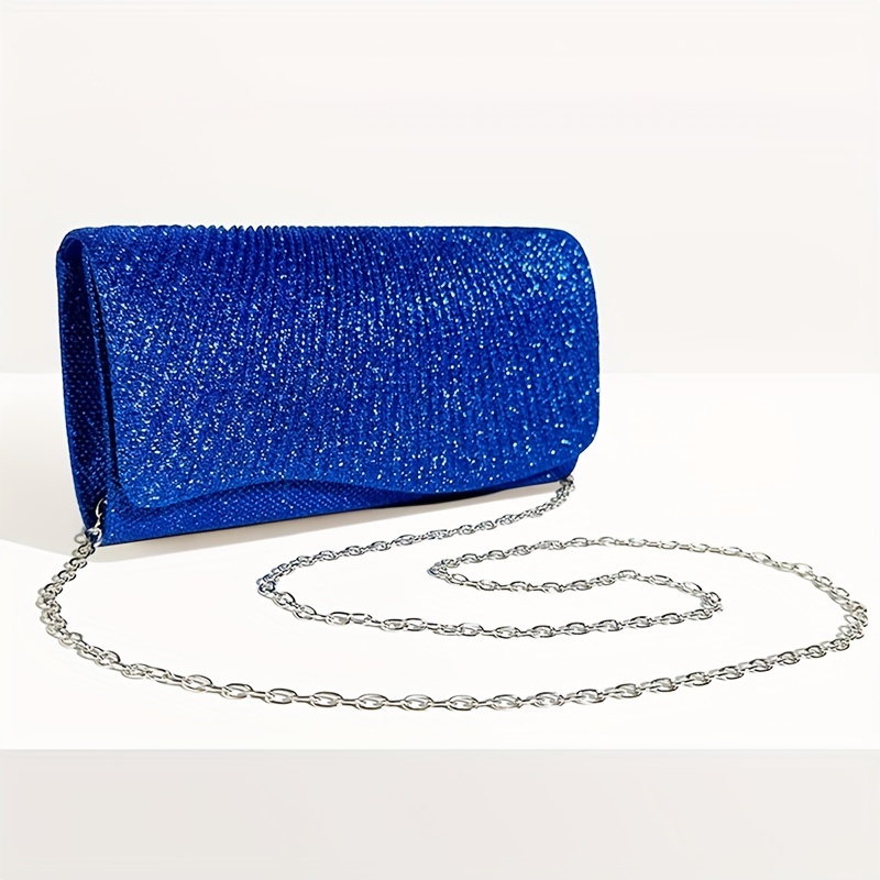 Navy glitter clutch clearance bag