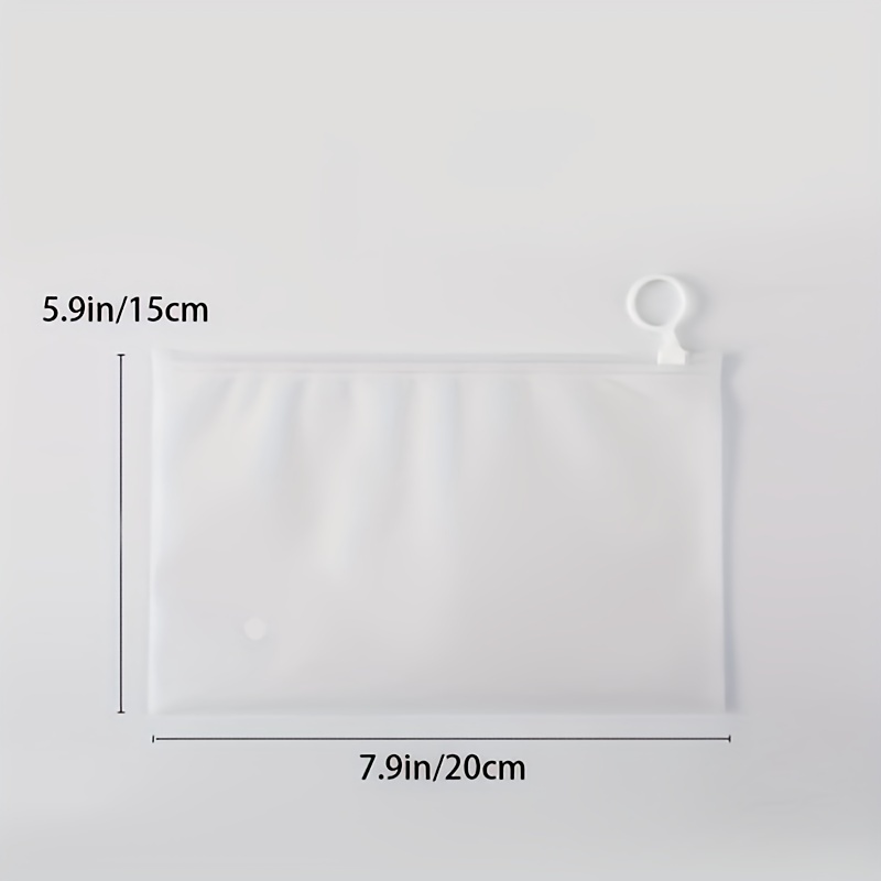 Frosted Pull Ring Zipper Bag, Clothes Socks Packaging Bag, Transparent  Storage Bag, Clothing Ziplock Bag, - Temu