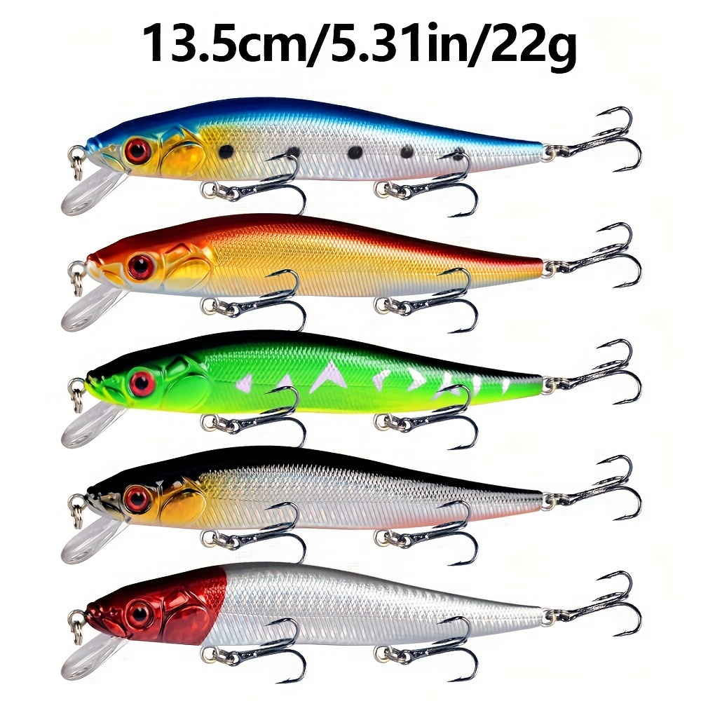 50pcs Artificial Fishing Lure, Fishing Lure Set Kit, Fishing Lures Kit For  Freshwater & Seawater, Fishing Accessory Box, Colorful Simulation Fishing L