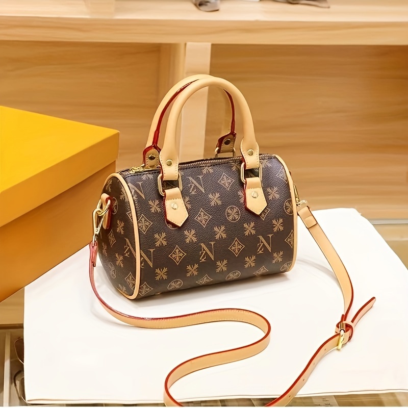 Handbag Luxury Bag Plaid Printed Bag Crossbody Tote Big Purse Elegant Pouch  1 PC