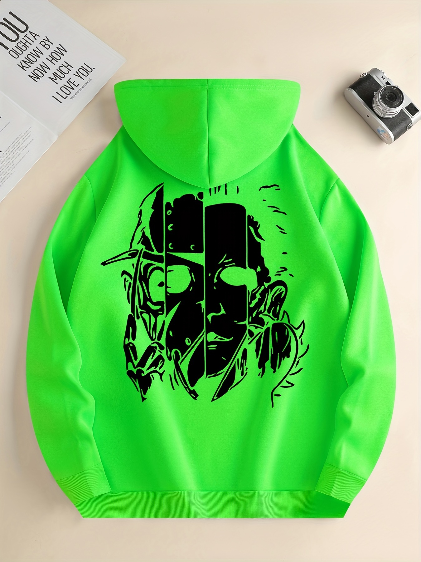 Green hoodie anime hot sale