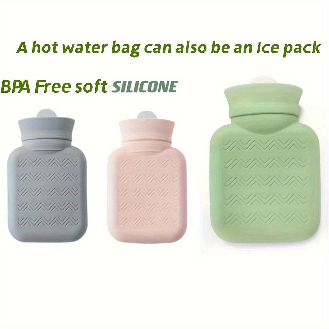 Water Injection Icing Cooler Bag, Ice Pack Reusable Dry Ice
