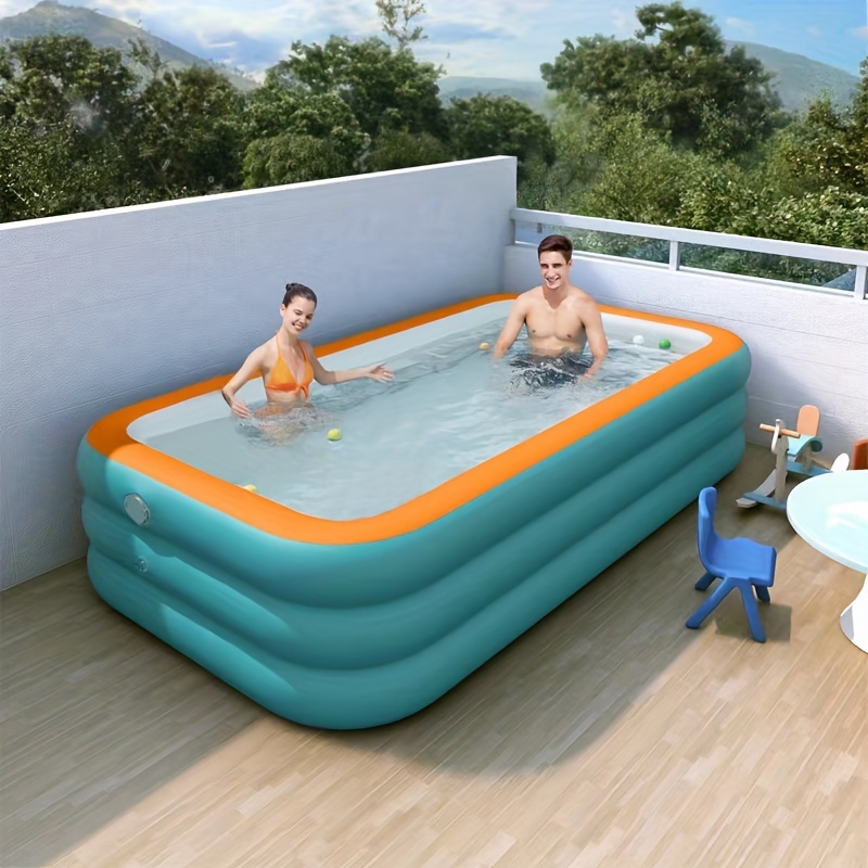 Piscina gonfiabile per famiglie, grande piscina più spessa con