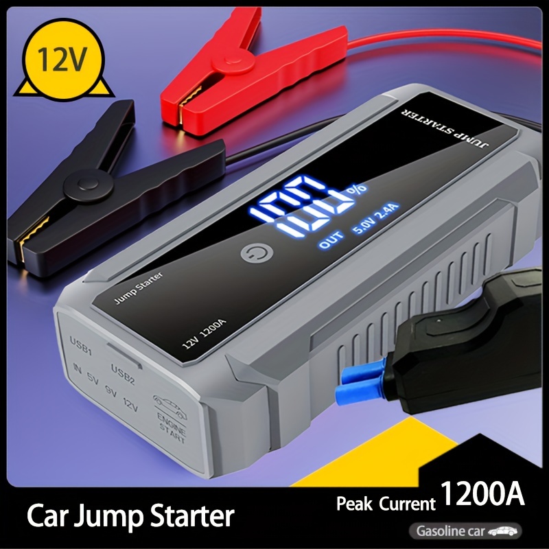 BIUBLE Jump Starter 2000A Peak 12V Car Jump Starter Auto Battery Booster  Pack with USB Quick Charge 3.0,Lithium Jump Box with LED Light(Up to 7.0L  Gas or 5.5L Diesel Engine)