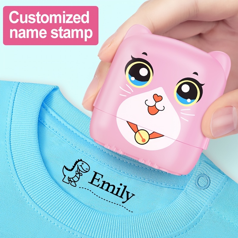 Personalized Custom Name Stamp For Kids Clothing Non-fading School Uniform  Stamps Suitable For Boys Labels - Temu United Arab Emirates
