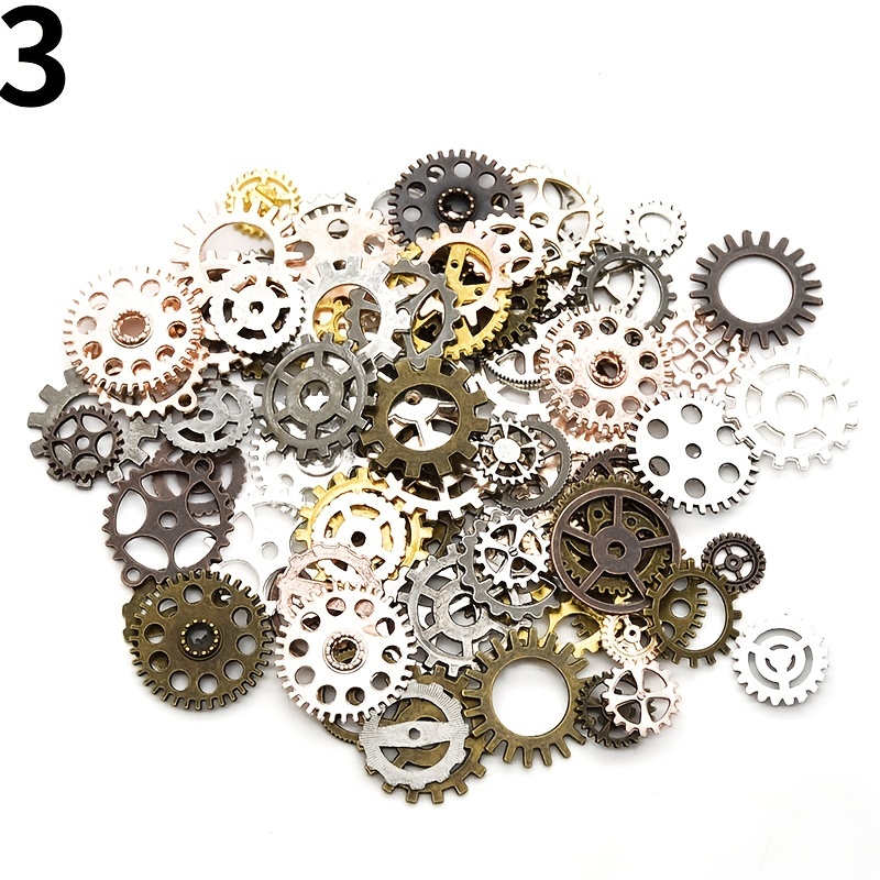 Steampunk Multi color Mixed Mechanical Alloy Gear Anhänger - Temu