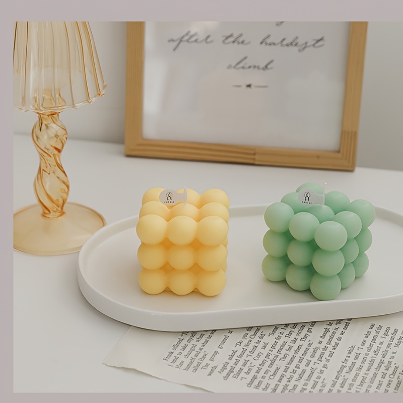 1pc Aromatherapy Candle Home Decoration Big Cube Bubble Candle Soy Wax Aromatherapy  Scented Candles Home Decor Decorative Candles, Don't Miss Great Deals