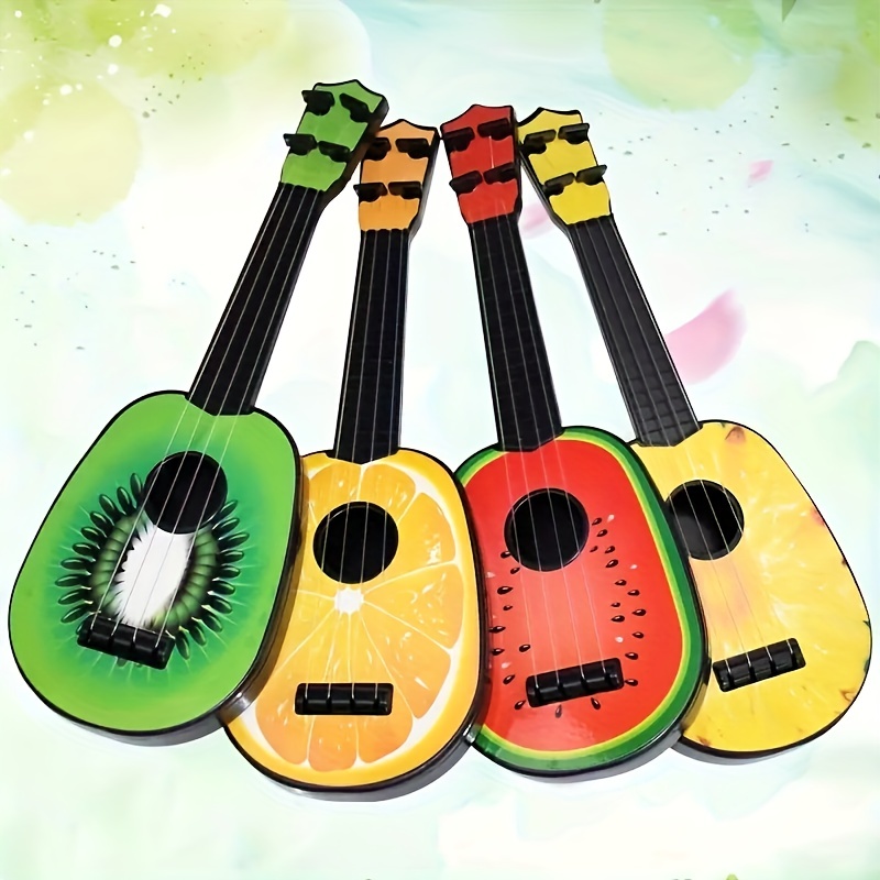 Funny Fruit Ukulele Musical Instrument, Kids Guitar Montessori