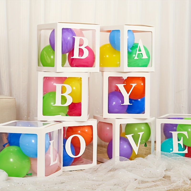 Balloon Box Baby Surprise Box Birthday Confession - Temu