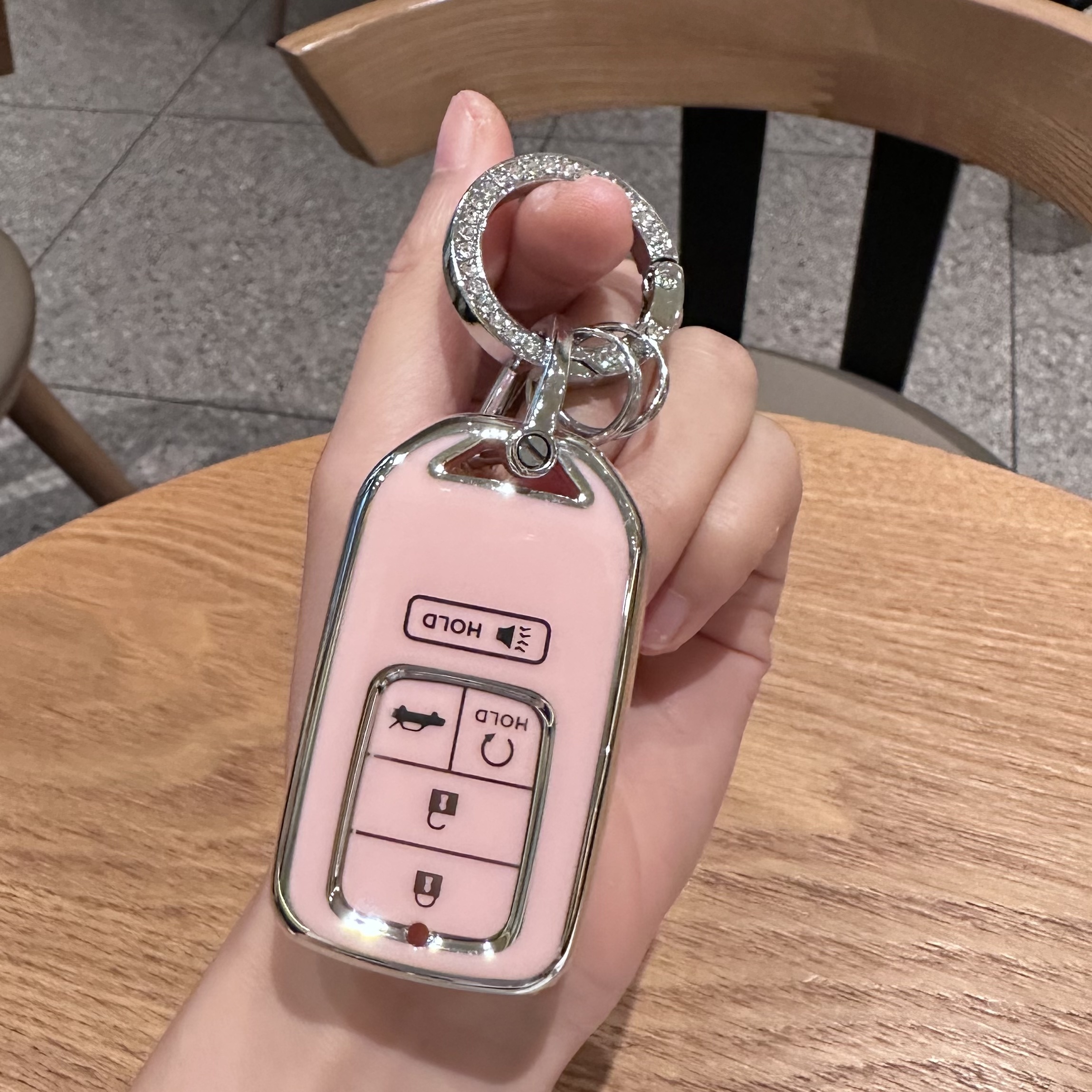 Smart Car key cover Pink