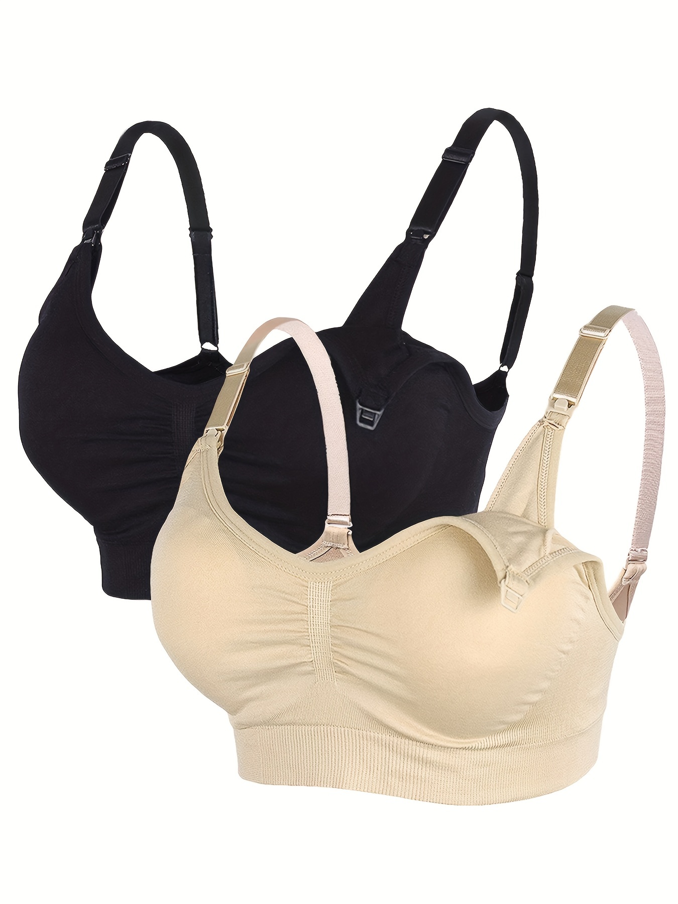 2pcs Soft Comfortable Nursing Bras for Maternity