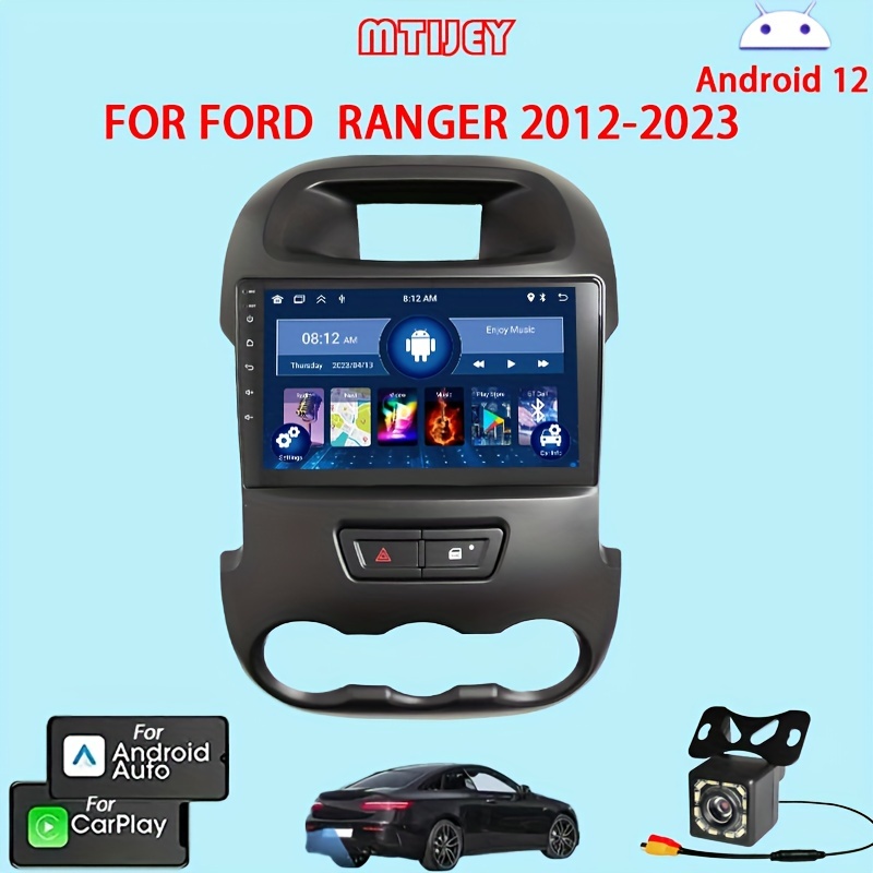 Für FORD RANGER 2012-2023 2GB + 32GB 22,86 cm Für Android 12 Auto Radio  Auto Radio gebaut-in Wireless Carplay Für Android Auto GPS WIFI Wirelss  FM/RDS