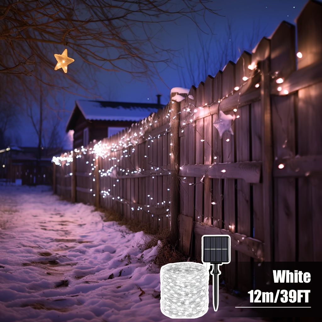 300 Light Beads Outdoor Solar Led String Lights Christmas - Temu