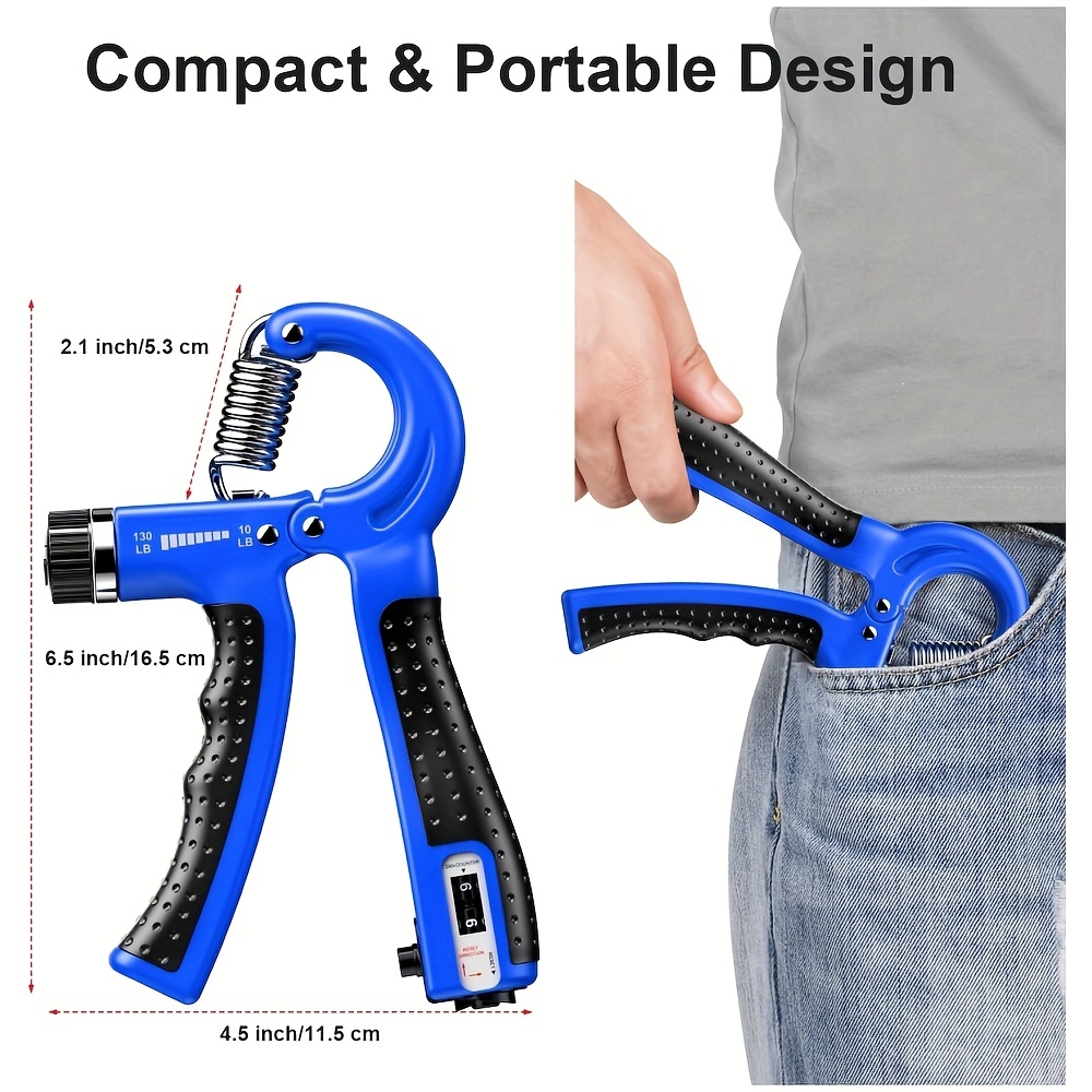 Adjustable Hand Grip Strengthener Finger Gripper For Hand - Temu United  Arab Emirates