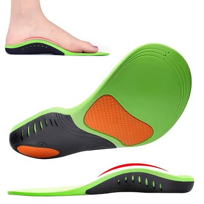 EVA Orthopedic Shoe Insole, X/O Leg Correction, Flat Arch Support Sports Insole