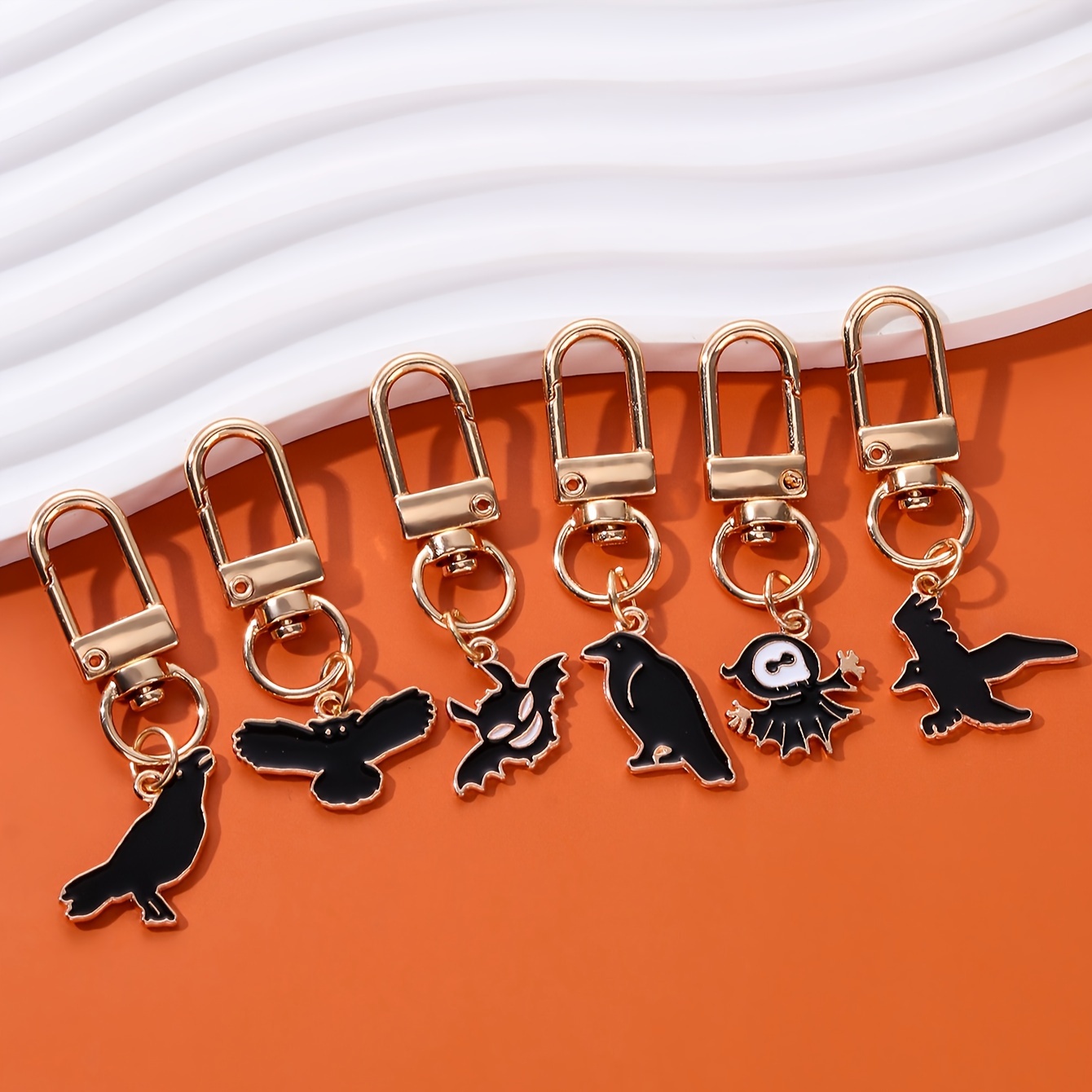 Keychain Making Supplies Halloween Pendant Charms Keyring Monster Ghost  Stainless Steel Car Keyholder For Women Gothic Jewelry - AliExpress