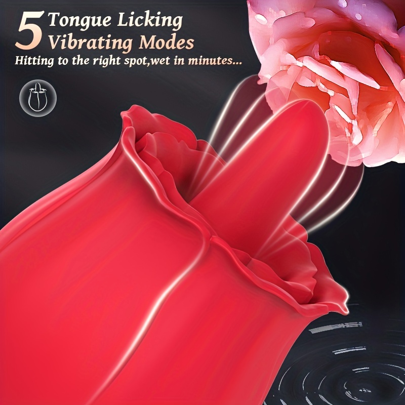 Rose Wet Sucking Vibrator for Women